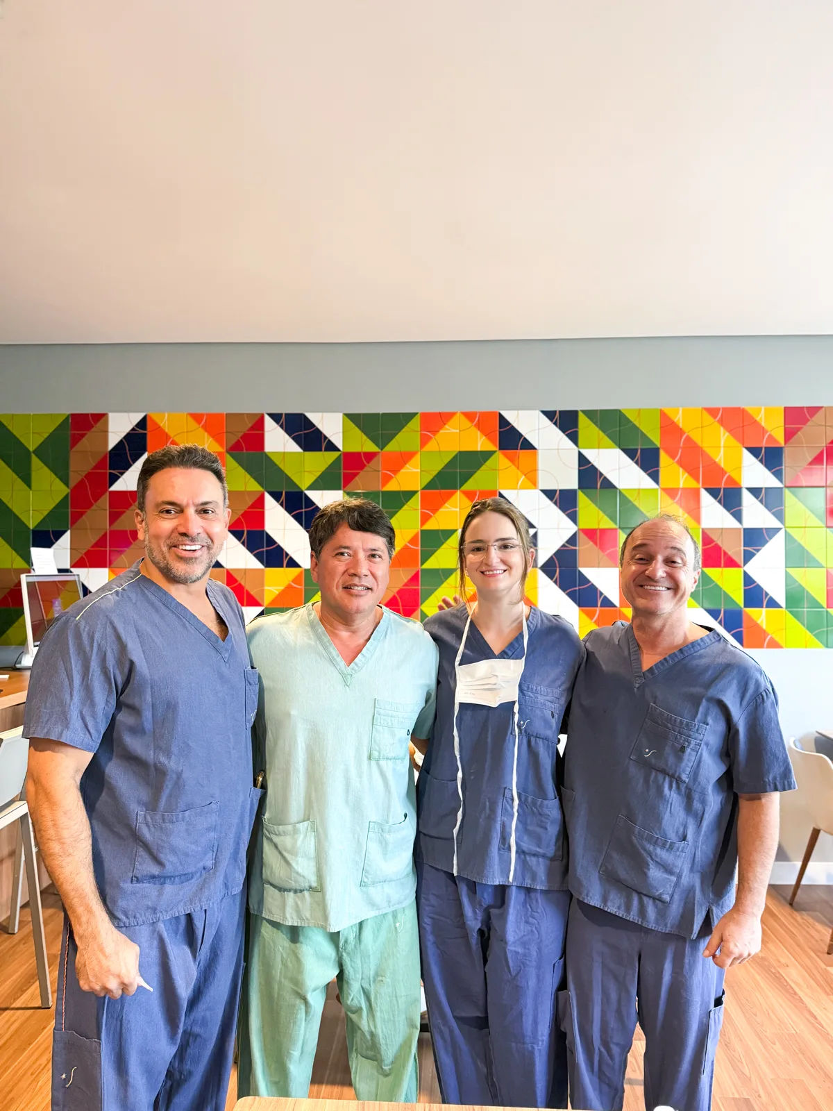 Equipe de cirurgiões